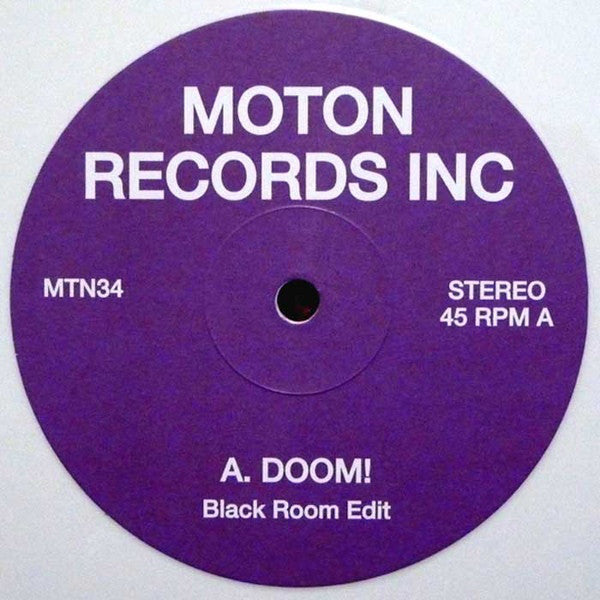 Diesel Jarvis, Black Room – Doom! 12" Moton Records Inc – MTN34