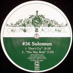 Solomun – Don't Cry - Compost Records – Compost 296-1, Compost Black Label – 36