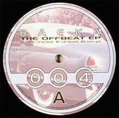 Baeka – The Offbeat EP 12" Clear Blu – CLEAR04