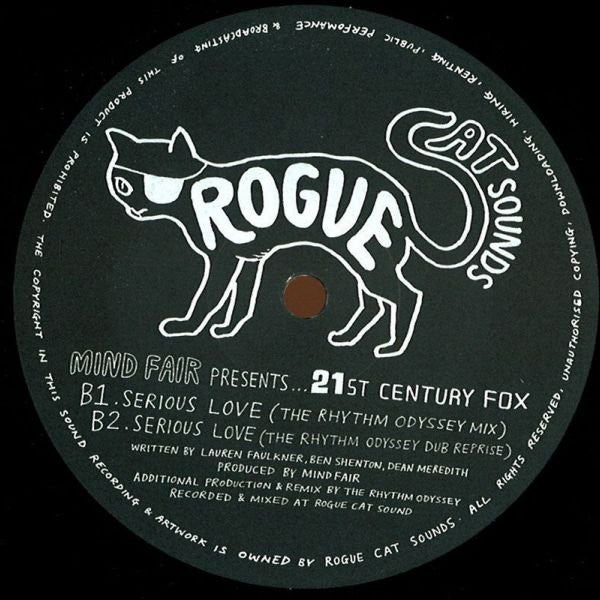 Mind Fair presents 21st Century Fox – Serious Love 12" Rogue Cat Sounds – rogue002