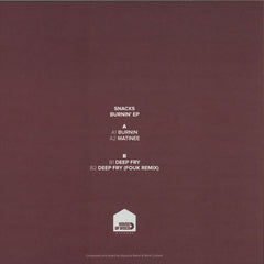 Snacks - Burnin' 12" House Of Disco Records – HOD016