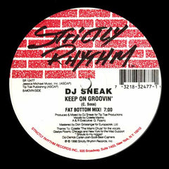 DJ Sneak - Keep On Groovin' 12" SR12477 Strictly Rhythm