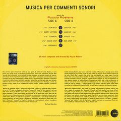 Puccio Roelens – Musica Per Commenti Sonori 12"+CD Schema – SCEB947LP