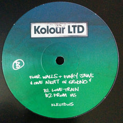 Four Walls + Funkyjaws – One Night In Grodno 12" REPRESS Kolour LTD – KLRLTD015