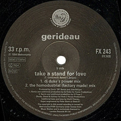 Gerideau - Take A Stand For Love 12" FFRR FX 243