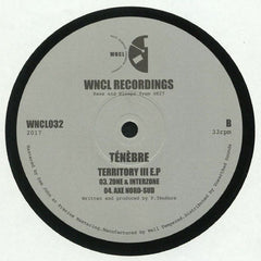 Tenebre – Territory III EP - WNCL Recordings – WNCL 032