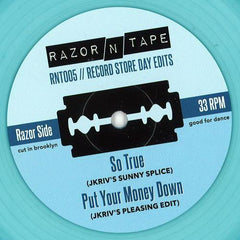 JKriv – Record Store Day Edits - Razor N Tape – RNT005 BLUE VINYL