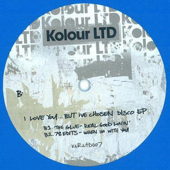 Various – I Love You... But Ive Chosen Disco EP 12" Kolour LTD – KLRLTD007 (LIMITED BLUE VINYL)