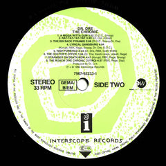 Dr Dre - The Chronic 12" 7567922331 Interscope Records