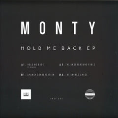 Monty - Hold Me Back EP - 1985 Music – ONEF005