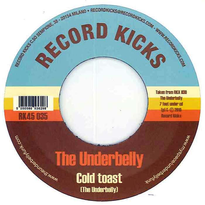 The Underbelly, Roxie Ray – I Keep Heading On / Cold Toast 12" Record Kicks – RK45 035