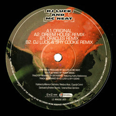 DJ Luck and MC Neat - A Little Bit Of Luck 12" 12RROSE001 Red Rose Recordings