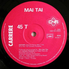 MaiTai - History (Special Dance Mix) 12" Carrere 8536