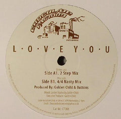 Golden Child - L.O.V.E Y.O.U 12" Chocolate Factory Records CF006