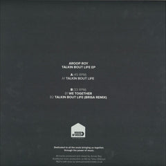 Aroop Roy – Talkin Bout Life EP - House Of Disco Records – HOD017
