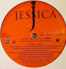 Jessica - Get Up 12" Restless Records, G-Funk Music RPRO207-1