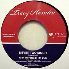 Tracy Hamlin – Never Too Much - Quantize Recordings – QTZSEVEN002