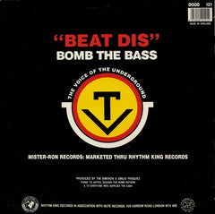 Bomb The Bass - Beat Dis 12" Mister-Ron Records DOOD 121