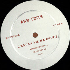 Peza – No Changes / C'est La Vie Ma Cherie - A&R Edits – AND005