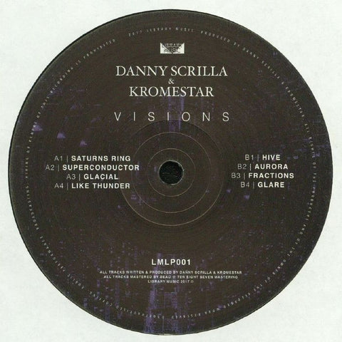 Kromestar x Danny Scrilla ‎– Visions - Library Music - LMLP001