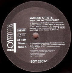 Various - Welcome To Technology 12" BOY Records BOY 2801-1