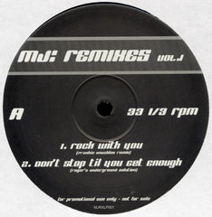 Michael Jackson - Remixes Volume 1 - PROMO – MJRXLP001