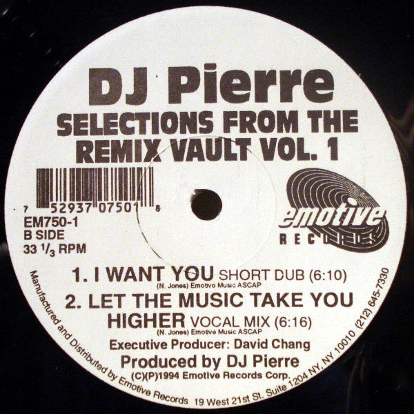 DJ Pierre - Selections From The Remix Vault (Vol. 1) 2x12