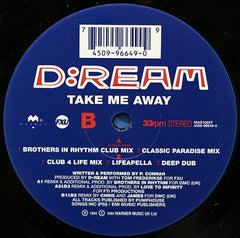 D:Ream - Take Me Away 12" Magnet FXU 4509-96649-0, MAG1025T