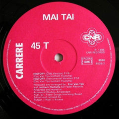 MaiTai - History (Special Dance Mix) 12" Carrere 8536
