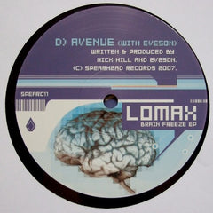 Lomax - Brain Freeze EP 2x12" Spearhead Records SPEAR 011