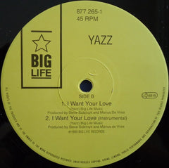 Yazz - Treat Me Good 12" Big Life 877 265-1, BLR 24T