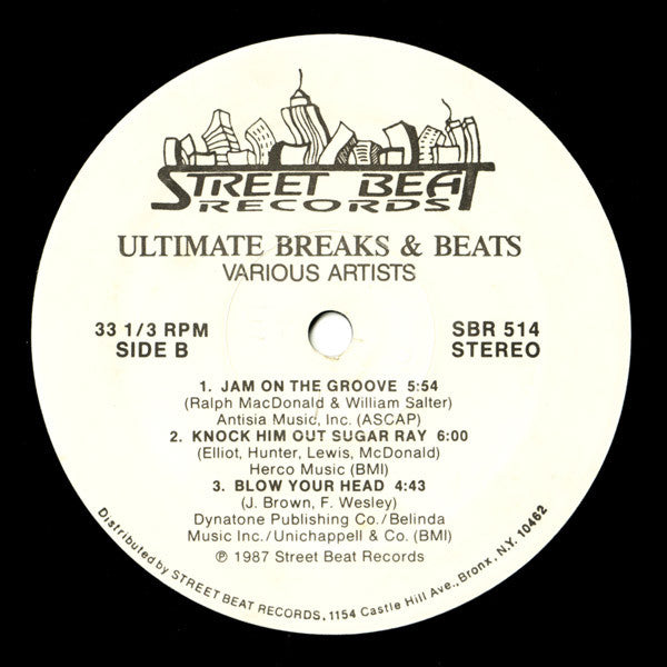 street beat vol Ⅰ sugerhill records Various - Street Beat Volume