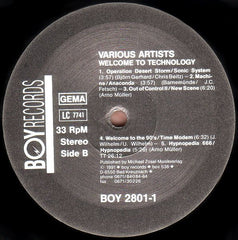 Various - Welcome To Technology 12" BOY Records BOY 2801-1