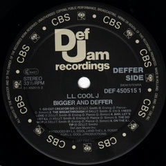 L.L. Cool J - Bigger And Deffer Def Jam Recordings DEF, CBS DEF 450515 1