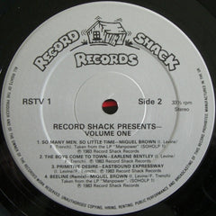 Various - Record Shack Presents Volume One 2x12" Record Shack Records RSTV1