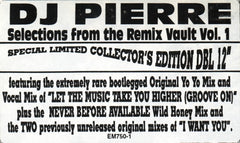 DJ Pierre - Selections From The Remix Vault (Vol. 1) 2x12" Emotive Records EM750-1