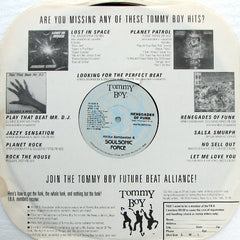 Afrika Bambaataa & Soulsonic Force - Renegades Of Funk - Tommy Boy TB 839