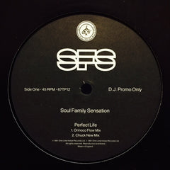 Soul Family Sensation - Perfect Life / 747 Tonight 12" 67TP12 One Little Indian