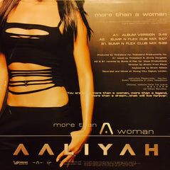 Aaliyah - More Than A Woman (Bump & Flex Mixes) VUSTDJ230 Blackground Records, Virgin