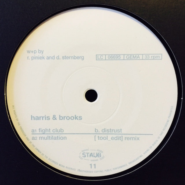 Harris and Brooks - Fight Club 12" STAUB11 Staub