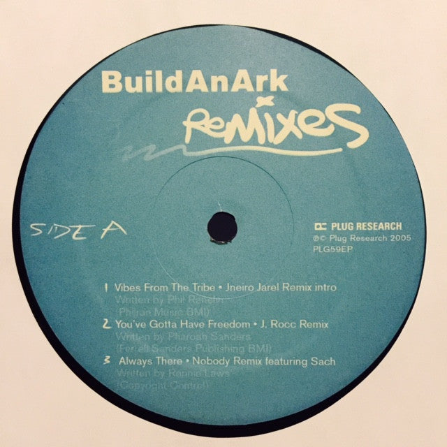 Build An Ark – Remixes 12" Plug Research – PLG59EP