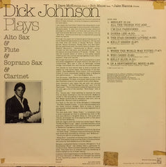 Dick Johnson - Plays Alto Sax & Flute & Soprano Sax & Clarinet 12" Concord Jazz CJ-107
