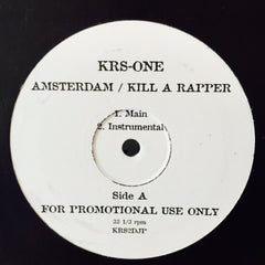 KRS-1, Marley Marl, Fat Joe - Amsterdam / Kill A Rapper / My Conscience 12" PROMO KRS2DJP