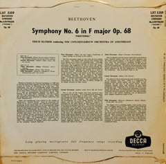 Beethoven - Erich Kleiber, The Concertgebouw Orchestra Of Amsterdam - Symphony No 6 In F Major Opus 68 ('Pastoral') 12" LXT5359 Decca