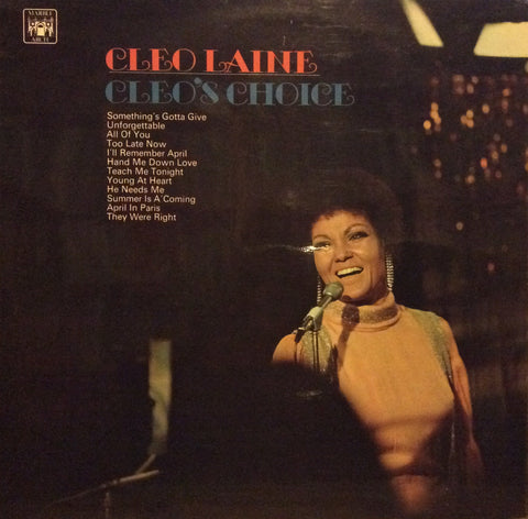 Cleo Laine - Cleo's Choice 12" Marble Arch Records MAL 1185