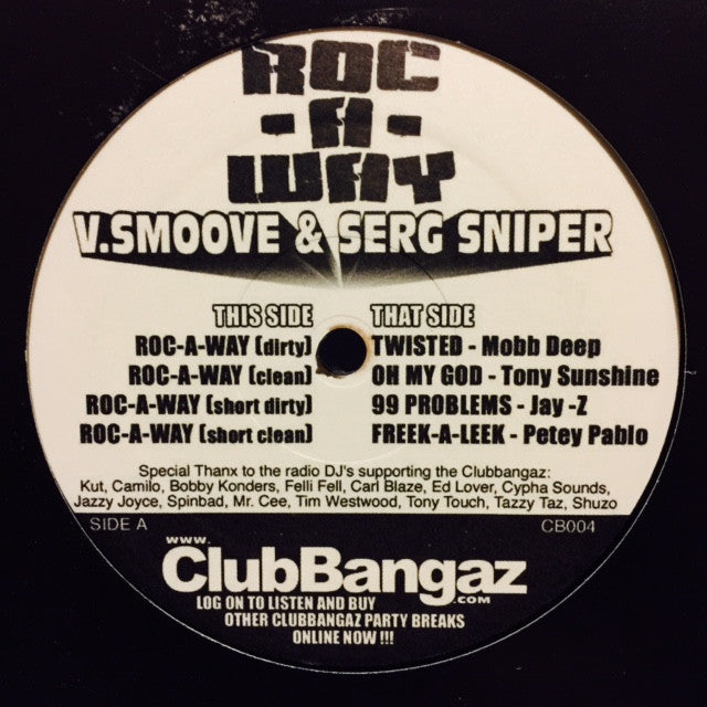 Various – Roc-A-Way 12" Club Bangaz – CB004