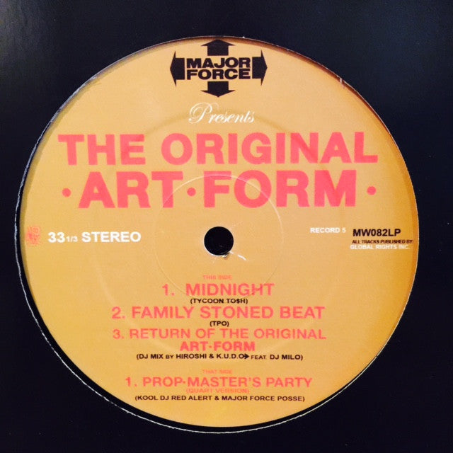 Various - The Original Art-Form 12" I&J ONLY MW082LP Mo Wax
