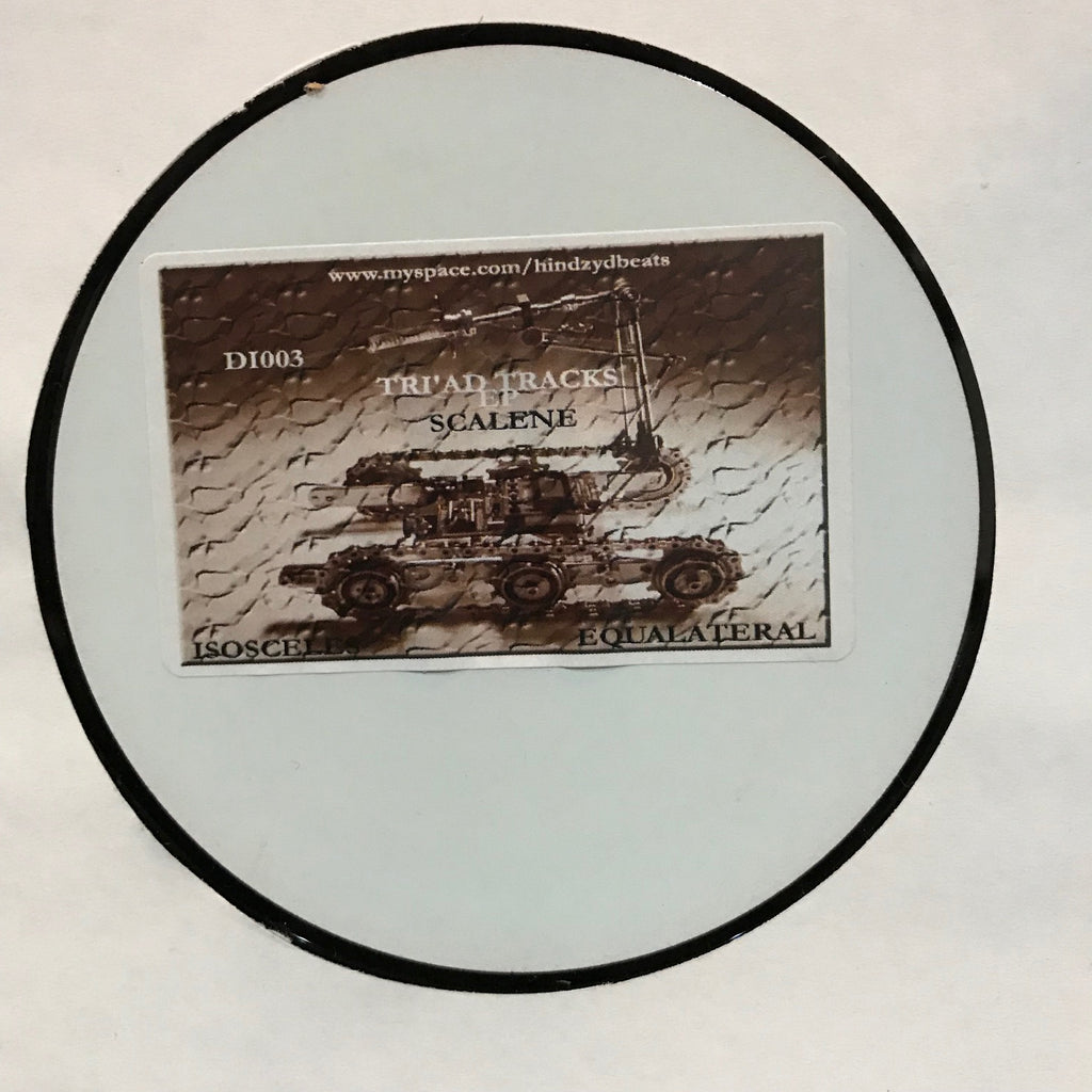Hindzy D – Tri'ad Tracks EP 12" PROMO Dubinjektion – DI003