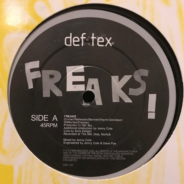 Def Tex – Freaks EP 12" Son Records – SON 032
