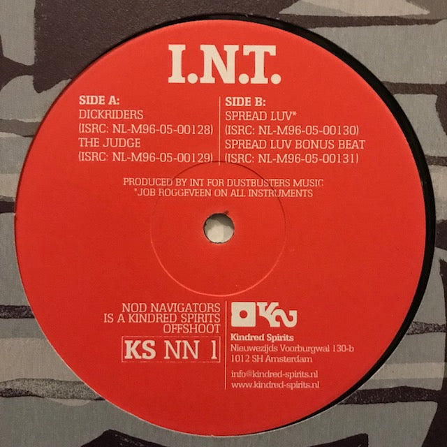 INT – Dickriders 12" Nod Navigators, Kindred Spirits – KS NN 1